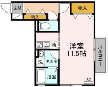 アムール安宅 203【間取図】 999999 (203.jpg)