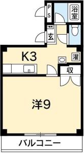 プレジデント中徳島 502【間取図】 999999 (プレジデント中徳島（B）ワードローブ無し2022_2_3.JPG)