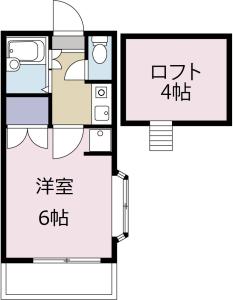 ロフトハウス眉山Ⅰ 201【間取図】 999999 (ロフトハウス眉山Ⅰ　B.jpg)