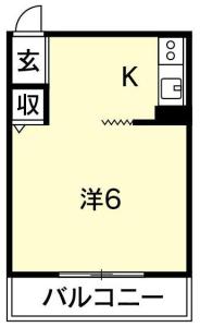 しらさぎ荘 303【間取図】  (しらさぎ荘203.jpg)