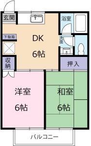 プレジールハクホウ 203【間取図】 999999 (プレジールハクホウ203.jpg)