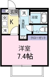 ＣＡＳＡ安宅　Ｂ棟  105【間取図】 999999 (CASA安宅B105号室.jpg)