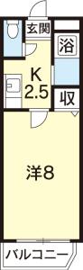 トーイズハウス 204【間取図】 060299 (トーイズハウスＢ.jpg)