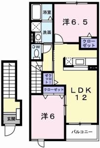 アンジェリカ　Ｂ 202【間取図】 999999 (202.jpg)