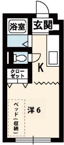 住吉レインボーハイツⅡ 103【間取図】 999999 (住吉レインボーハイツⅡ_1F(中部屋)収納ベッド付.jpg)