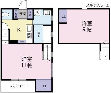 ココカラハウス沖洲 102【間取図】 999999 (ココカラハウス沖洲 204.jpg)
