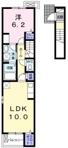 ライトブレス　Ｄ 203【間取図】 999999 (203.jpg)