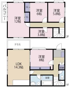 川内町上別宮戸建（S邸）Ⅱ -【間取図】 999999 (川内戸建.jpg)