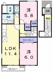 サンシャインオールウェイズＢ 203【間取図】 999999 (203.jpg)