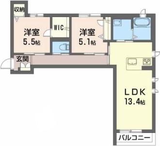 ベレオ万代 201【間取図】 999999 (201.jpg)