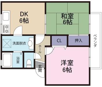 コーポサンシェール 106【間取図】 999999 (コーポサンシェール.jpg)