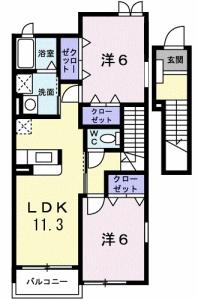 ティンバーハイツ 201【間取図】 999999 (201.jpg)