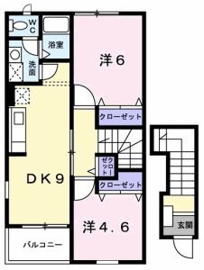 メゾン　リヴァージュ 201【間取図】 999999 (201.jpg)