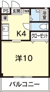 三成ビル 302【間取図】 999999 (三成ビル 202(DK→K).jpg)
