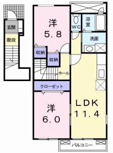サンシャインオールウェイズＢ 201【間取図】 999999 (201.jpg)