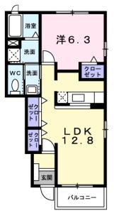 メルヴェイユー 103【間取図】 999999 (103.jpg)