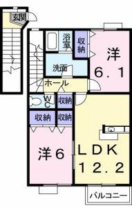 デュエル ミサキⅢ A 203【間取図】 999999 (A203.jpg)