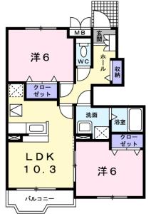 エスペランスＢ 103【間取図】 999999 (B103.jpg)