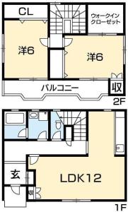 ハーヴェストⅠ B-3【間取図】 999999 (ハーヴェストⅠ（反転）.JPG)