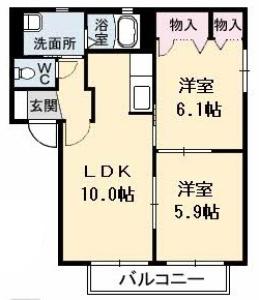 シャーメゾン沖洲 2番館 105【間取図】 999999 (105.jpg)