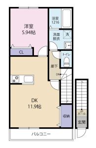 Casa･Mila 203【間取図】 999999 (203.jpg)