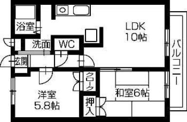 エクセレント　Ｋ 207【間取図】 999999 (207.jpg)