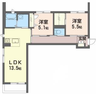 ベレオ万代 205【間取図】 999999 (205.jpg)