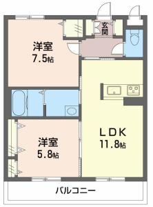 花音 205【間取図】 999999 (205.jpg)