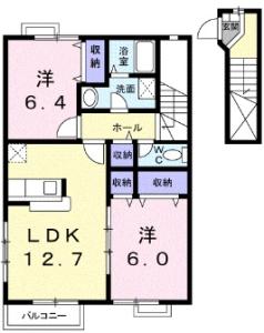 カサ　モデルナ　Ⅰ 205【間取図】 999999 (205.jpg)