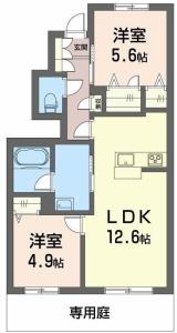 シャーメゾン レ・フレールVI 103【間取図】 999999 (103.jpg)