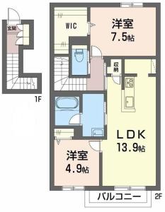 シャーメゾン レ・フレールVI 201【間取図】 999999 (201.jpg)