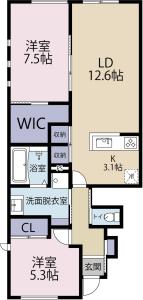 Belle Lead 東吉野 B棟 106【間取図】 999999 (ベルリードB106.jpg)