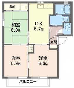シャーメゾン ラヴィ F棟 101【間取図】 999999 (101(251121).jpg)