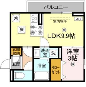 ドリーム庄町Ⅱ 101【間取図】 999999 (101.jpg)