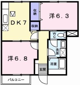 ビレッジあいB 101【間取図】 999999 (101.jpg)