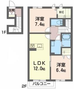 シャーメゾンM・O（エムオー） B棟 205【間取図】 999999 (205.jpg)