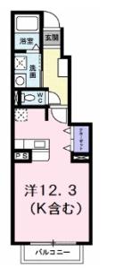 プリムヴェール B 102【間取図】 999999 (102a.jpg)