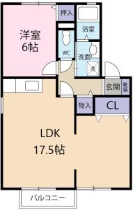 レジデンスＭＥ 102【間取図】 999999 (レジデンスME102 1LDK.jpg)