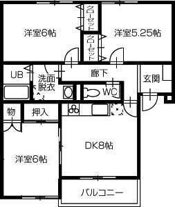エクセレントハイツコスモⅠ 102【間取図】 999999 (102.jpg)