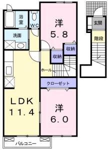 プレ ブリッジ シェトワ Ⅰ 202【間取図】 999999 (202.jpg)