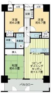 フレシアとくしま 306【間取図】 999999 (306.jpg)