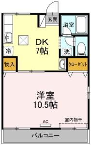 セジュール住吉 B棟 102【間取図】 999999 (103.jpg)