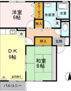 ハイツ曙I棟 201【間取図】 999999 (201.jpg)