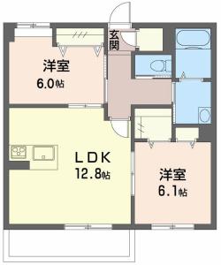 ＢＥＲＥＯ．ＫＡＷＡＮＯ 303【間取図】 999999 (303.jpg)