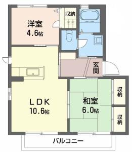 バリュージュ萌芽　Ｄ棟 101【間取図】 999999 (101.jpg)