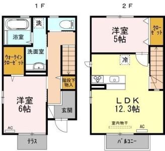 Casa K&K Ⅰ 101【間取図】 999999 (101.jpg)