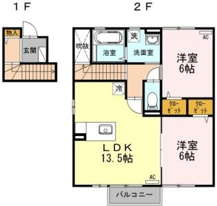 ウィルコート大松 B棟 B203【間取図】 999999 (203.jpg)