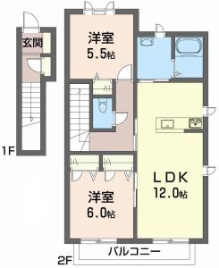 シャルマン高洲　Ⅱ棟 203【間取図】 999999 (203(251229).jpg)