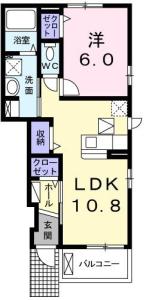 エトワール・Ｋ 102【間取図】 020101 (102.jpg)