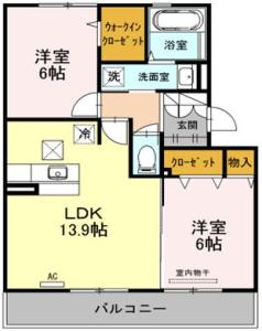 サンフラワーガーデンB棟 302【間取図】 020101 (madori.jpg)